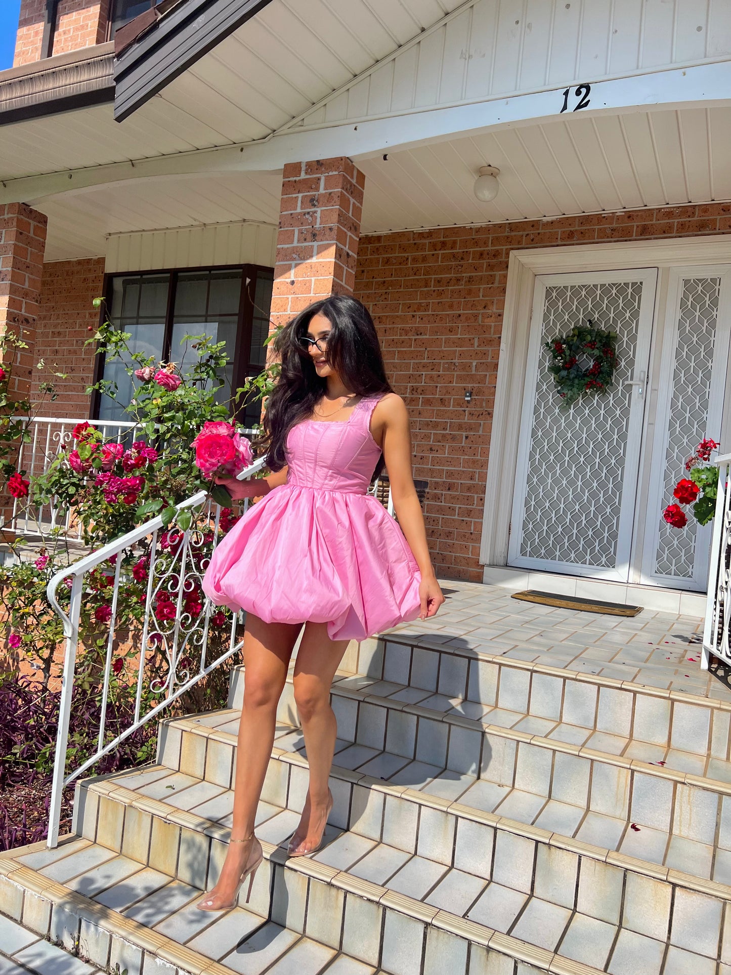Aje Suzette mini dress - bubblegum pink