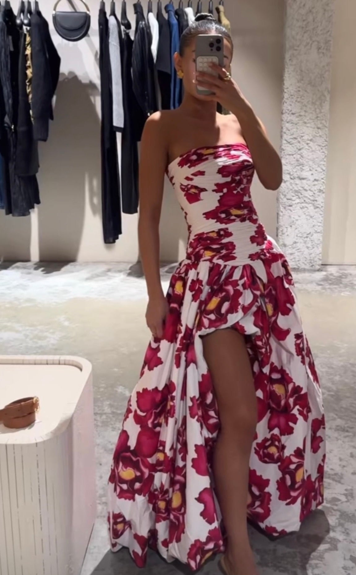 Aje Behold maxi dress - Boldly Blooming