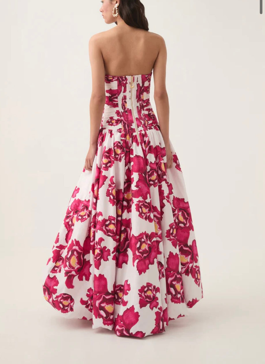 Aje Behold maxi dress - Boldly Blooming