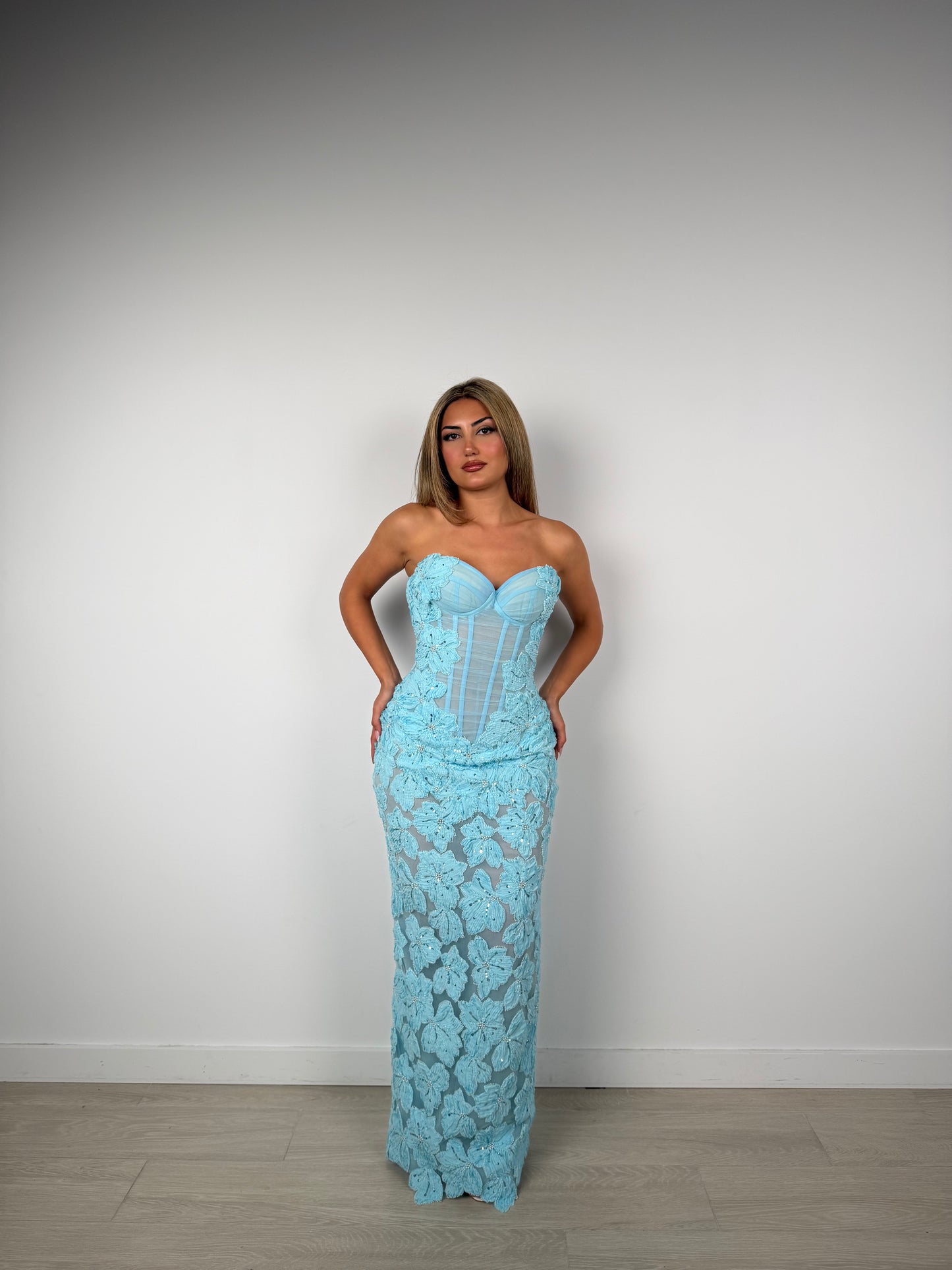 Jasmin Gown - Baby blue