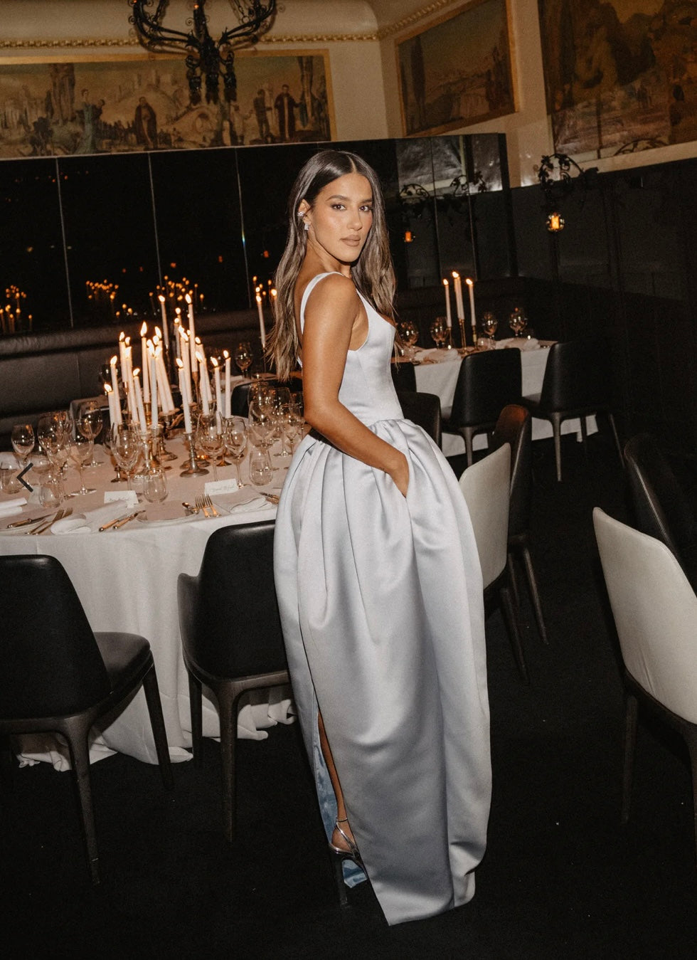 Effie Kats Florentino gown - pale blue