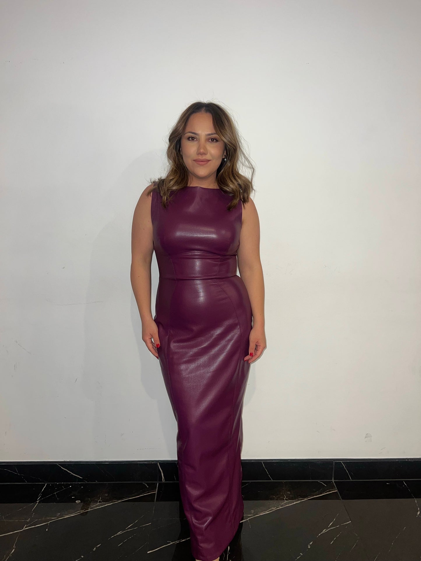 House of CB Sahara Merlot dress