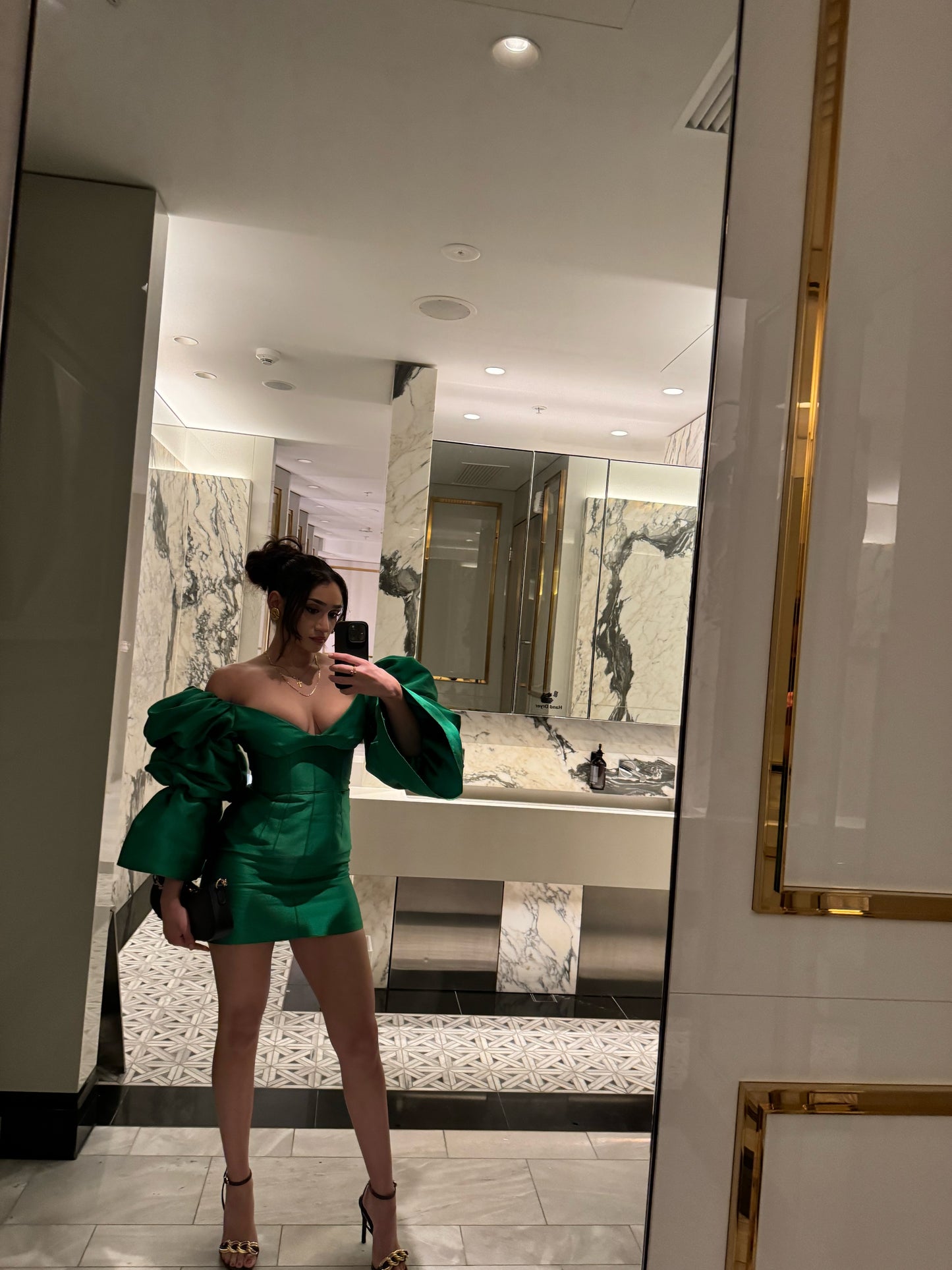 Khirzad Femme green Solaro dress