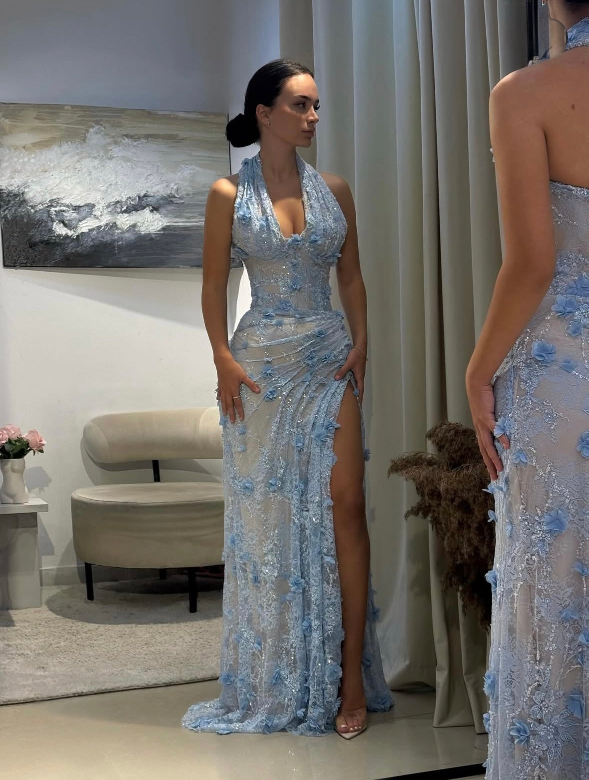 Larissa Gown - baby blue