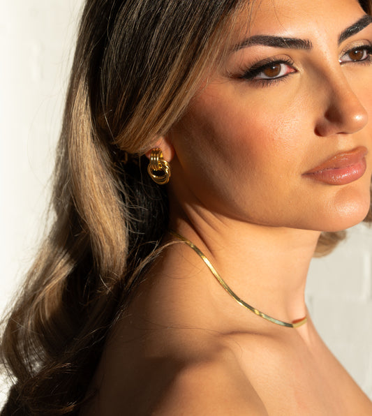 Gold Knot Earrings