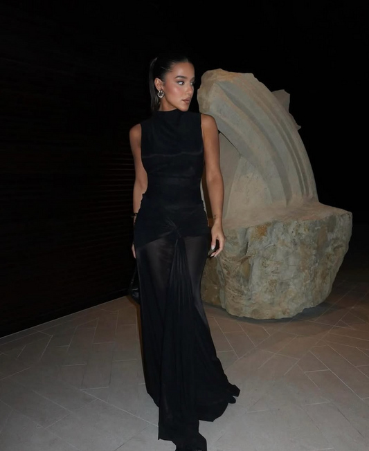 Effie Kats Roza maxi dress - black